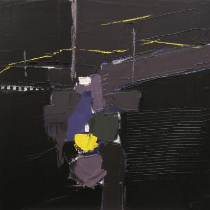 Painting CIEL MUET by L'huillier Françis | Painting Abstract Oil Landscapes