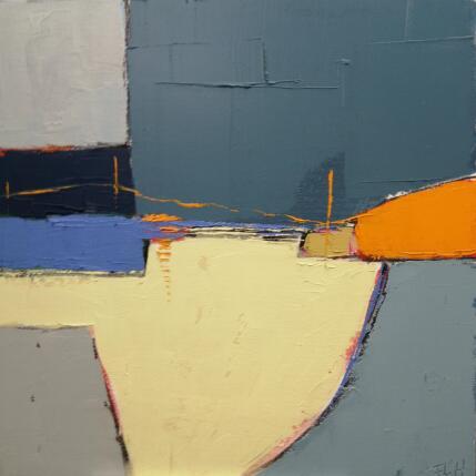 Painting AGENCEMENT DES FORMES by L'huillier Françis | Painting Abstract Oil Landscapes