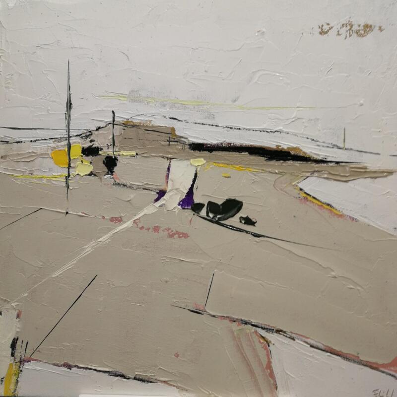 Peinture CA LAISSE REVEUR par L'huillier Françis | Tableau Abstrait Paysages Huile