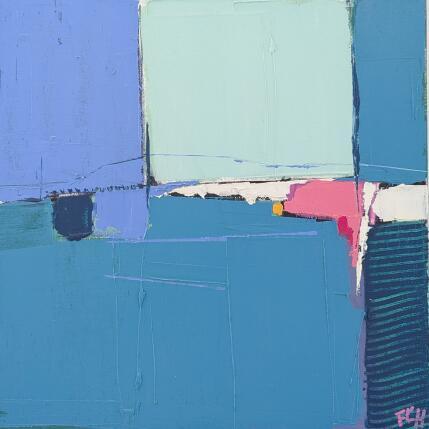 Painting SE SOUVENIR DES BELLES CHOSES by L'huillier Françis | Painting Abstract Oil Landscapes