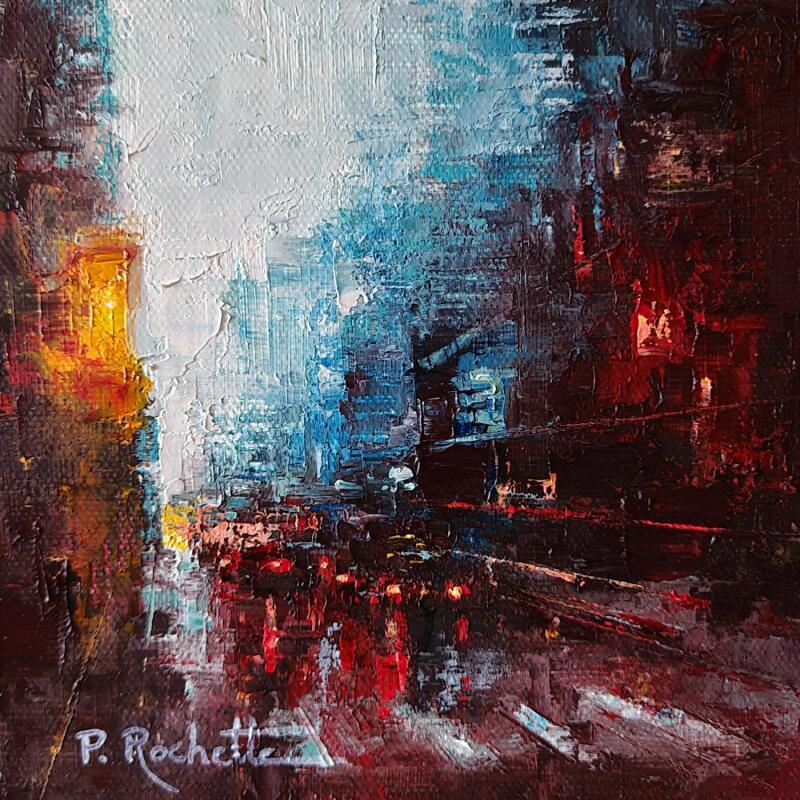 Painting Lumières pourpres  by Rochette Patrice | Painting Impressionism Urban Oil