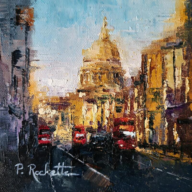 Pintura Streets of london por Rochette Patrice | Pintura Impressionism Urbano Aceite