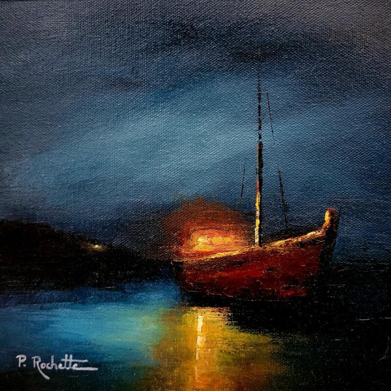 Painting Prendre le large by Rochette Patrice | Painting Impressionism Marine Oil