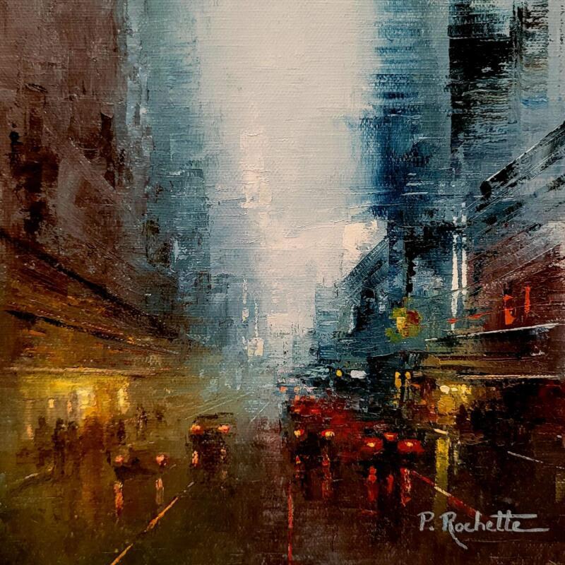 Gemälde Night shadows  von Rochette Patrice | Gemälde Impressionismus Urban Öl