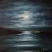 Painting Lueurs nocturnes  by Rochette Patrice | Painting Figurative Marine Oil