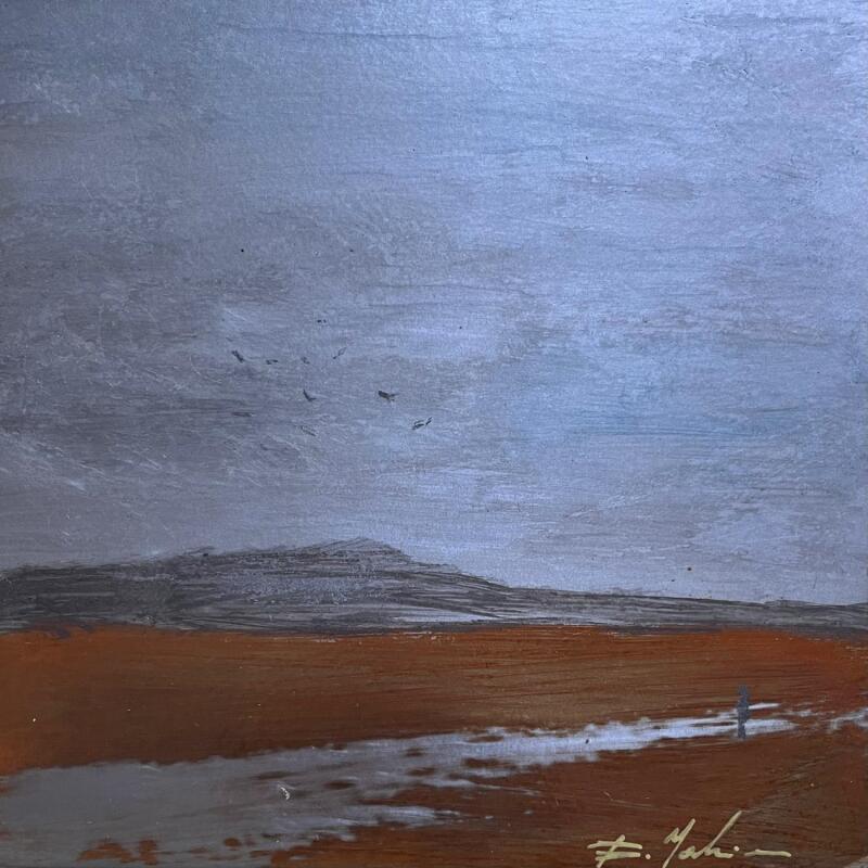 Peinture En Lozère  par Mahieu Bertrand | Tableau Figuratif Paysages Métal