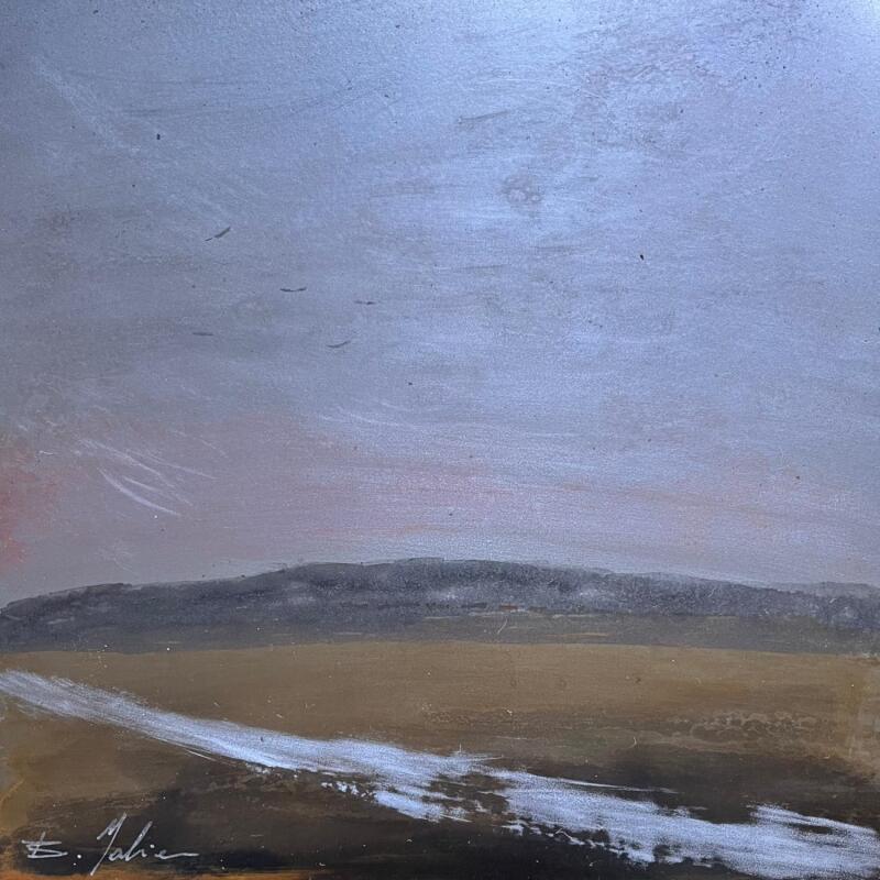 Peinture Chemin des Cévennes  par Mahieu Bertrand | Tableau Figuratif Paysages Métal