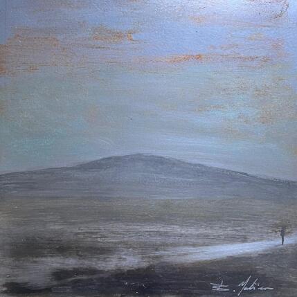 Peinture Le mont Aigoual  par Mahieu Bertrand | Tableau Figuratif Métal Paysages