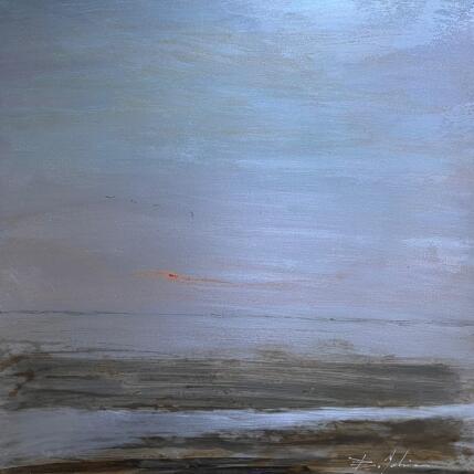 Peinture Les Salins à Sète  par Mahieu Bertrand | Tableau Figuratif Métal Paysages