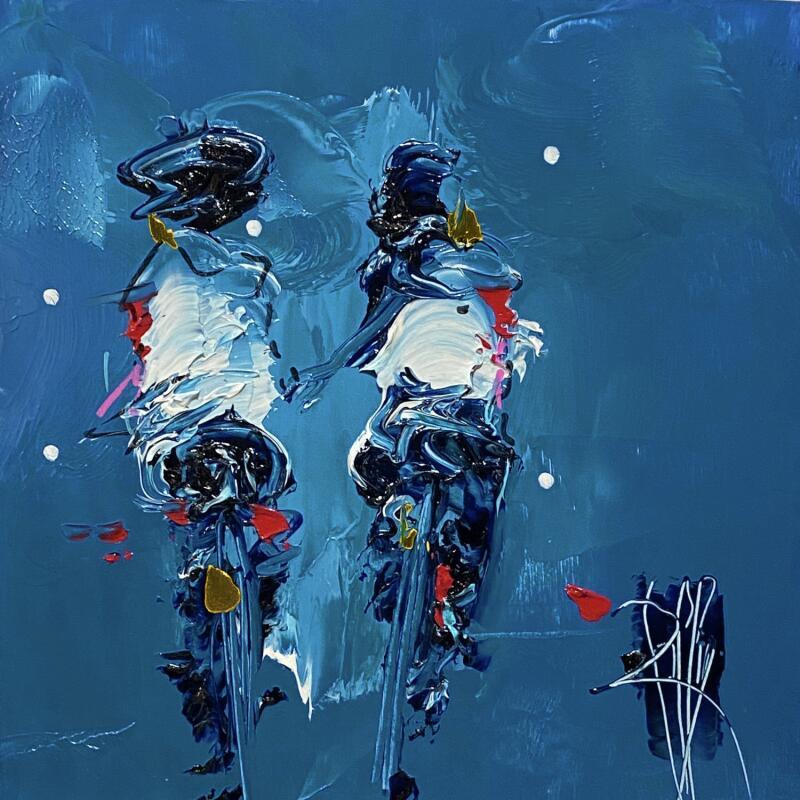 Painting Délire by Raffin Christian | Painting Figurative Life style Oil