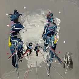 Painting Ensemble by Raffin Christian | Painting Figurative Oil Life style