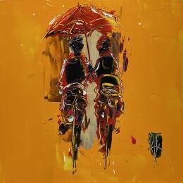 Painting  Intime by Raffin Christian | Painting Figurative Oil Life style