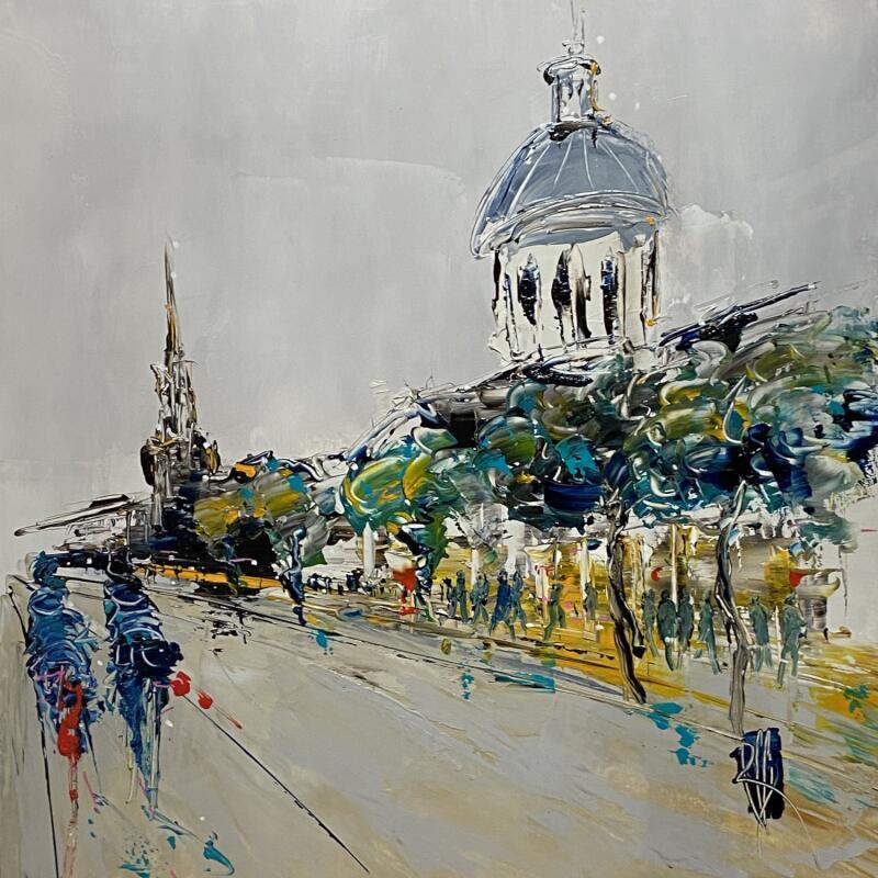 Painting Montréal by Raffin Christian | Painting Figurative Urban Oil