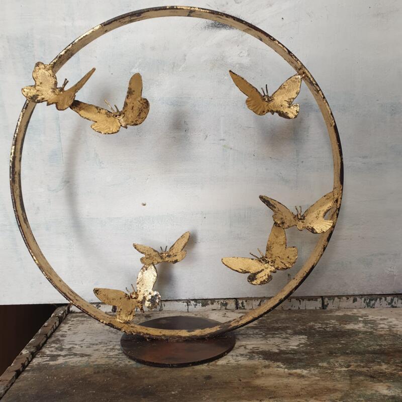 Sculpture Envolée Destructurée by Eres Nicolas | Sculpture Figurative Animals Metal