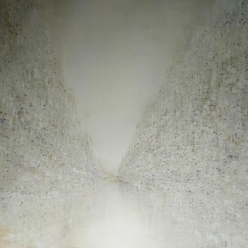 Painting Marbre Rose by Levesque Emmanuelle | Painting Oil