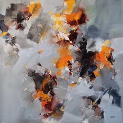 Peinture Provincial stories par Virgis | Tableau Abstrait Huile Minimaliste