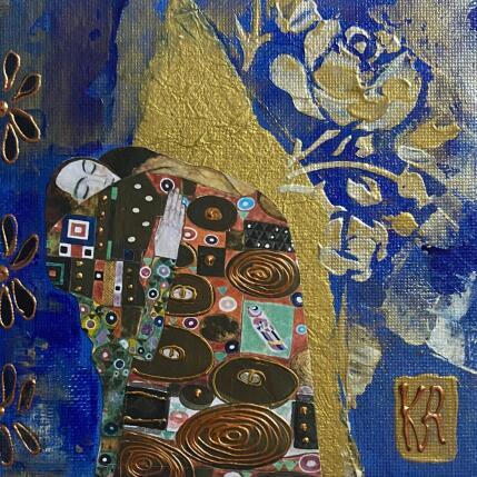 Painting Mon âme sœur  by Romanelli Karine | Painting Figurative Acrylic, Gluing