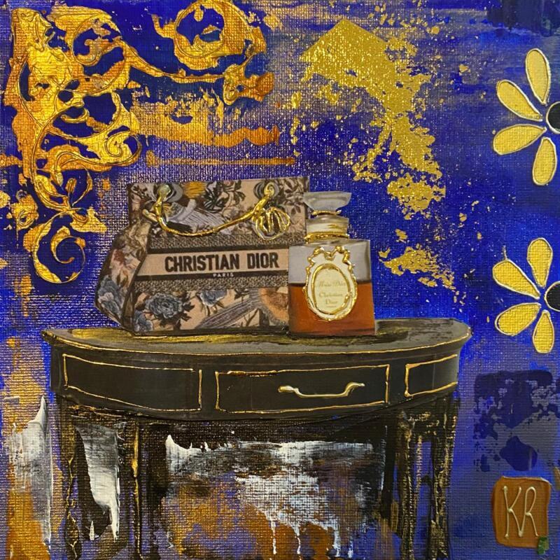 Peinture It bag  par Romanelli Karine | Tableau Figuratif Scènes de vie Acrylique Collage