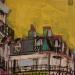Painting Paris respire by Anicet Olivier | Painting Figurative Urban Architecture Acrylic Pastel