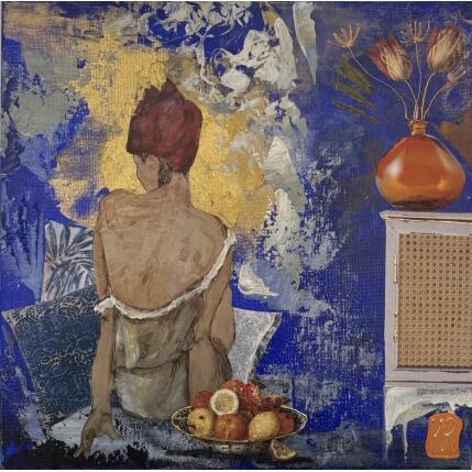 Peinture My Lady par Romanelli Karine | Tableau Figuratif Acrylique, Collage