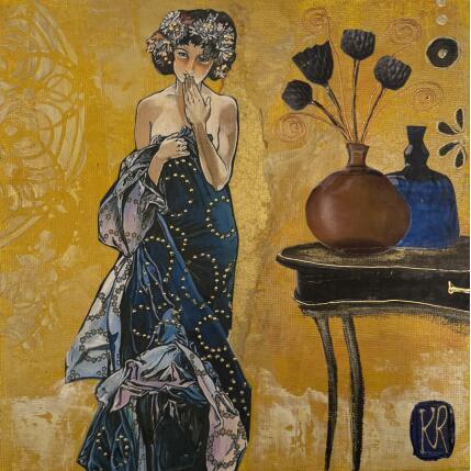 Peinture Espiègle par Romanelli Karine | Tableau Figuratif Acrylique, Collage