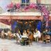 Peinture Parisian Pause par Xanlar | Tableau Figuratif Huile