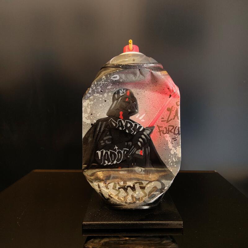 Sculpture La force par Lemoine Mael | Sculpture Pop-art Icones Pop Graffiti Acrylique