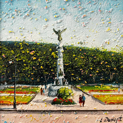 Peinture La déesse ailée par Dessapt Elika | Tableau Impressionnisme Acrylique, Sable