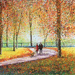 Painting La balade de Rocky by Dessapt Elika | Painting