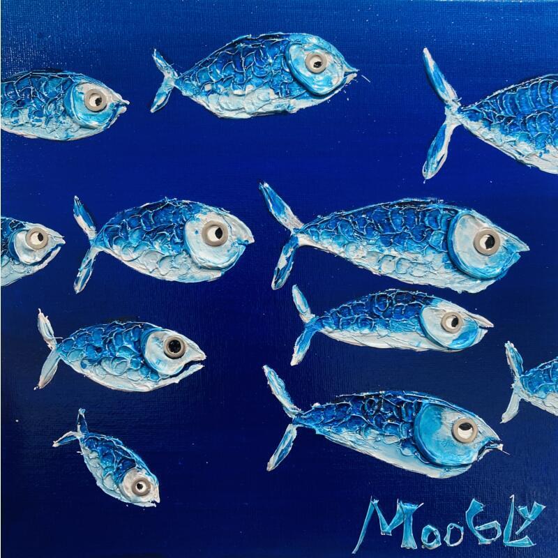 Painting CEKANKONSARRÊTUS by Moogly | Painting Raw art Animals Acrylic Resin Pigments