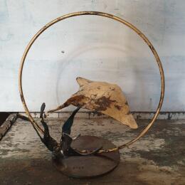 Escultura baby raie por Eres Nicolas | Escultura Figurativo Metal Animales