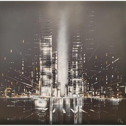 Painting MILLENNIUM by Rey Julien | Painting Figurative Gold leaf