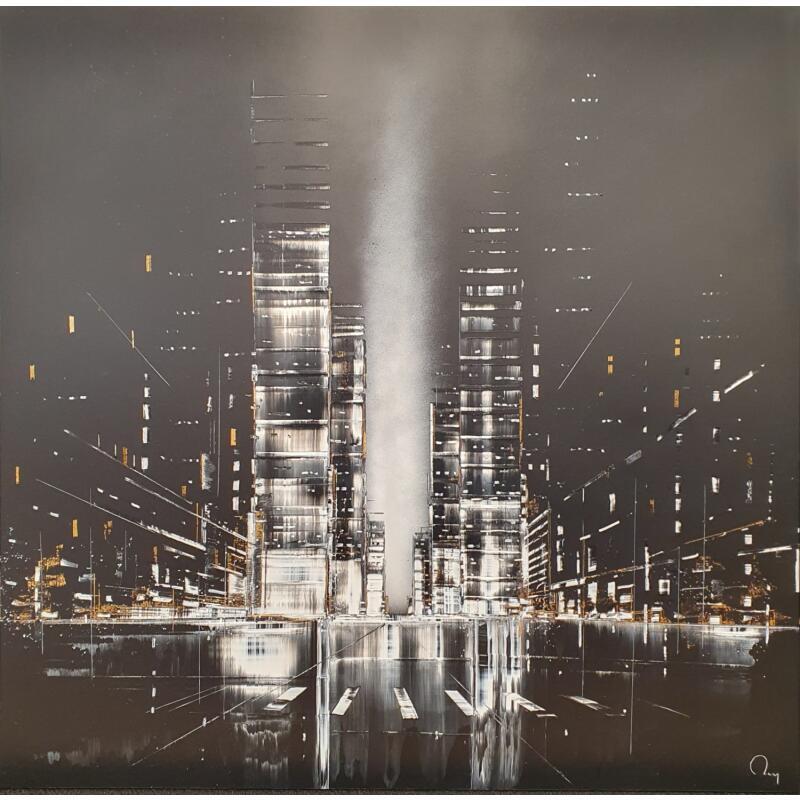 Painting MILLENNIUM by Rey Julien | Painting Figurative Gold leaf