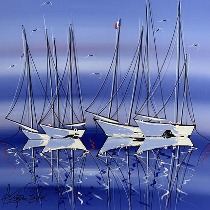 Painting Joie en Mer by Fonteyne David | Painting Figurative Acrylic