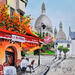 Painting A colorful day in Montmartre by Rasa | Painting Figurative Urban Acrylic