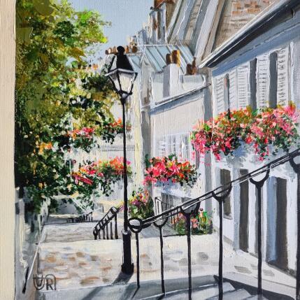 Painting Meeting in Montmartre by Rasa | Painting
