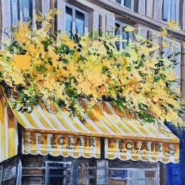 Painting L'eclair Paris by Rasa | Painting