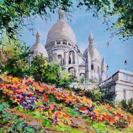 Painting Spring in Montmartre by Rasa | Painting
