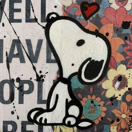 Painting  LOVE by Marie G.  | Painting Pop-art Acrylic, Gluing Pop icons