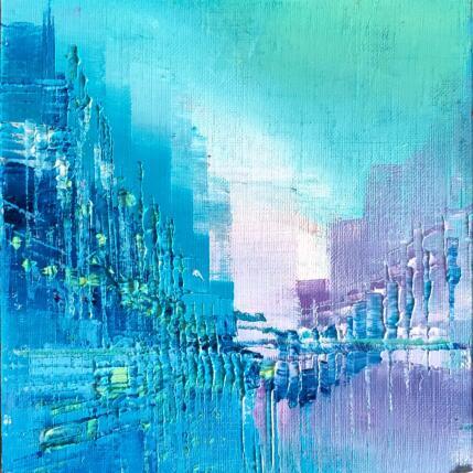 Painting La rive mauve by Levesque Emmanuelle | Painting Oil