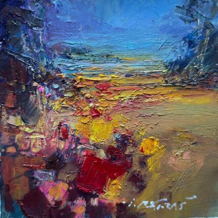 Peinture Yellow Glow par Petras Ivica | Tableau Impressionnisme Huile Paysages