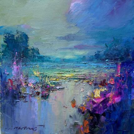 Painting Stream of magic by Petras Ivica | Painting Impressionism Oil Landscapes