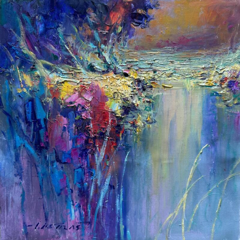 Peinture Between good and Evil par Petras Ivica | Tableau Impressionnisme Paysages Huile