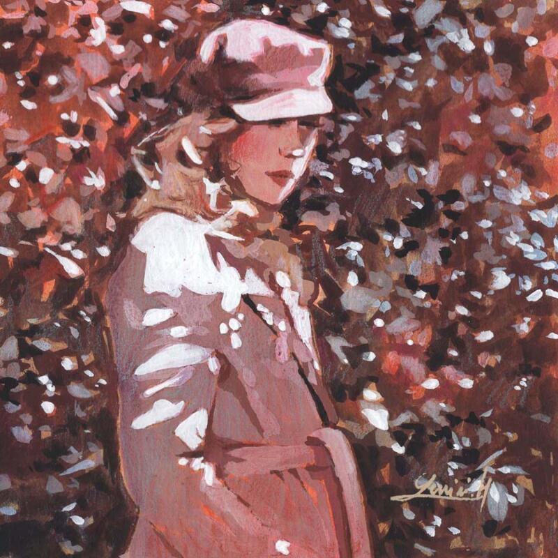 Painting Cet automne là by Gemini. H  | Painting Realism Portrait Nature Life style Oil Acrylic