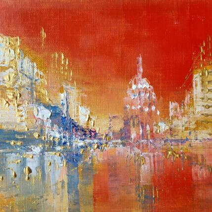 Painting Notes d'or by Levesque Emmanuelle | Painting Oil