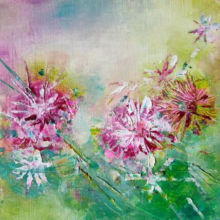 Painting Fleurettes by Levesque Emmanuelle | Painting Oil