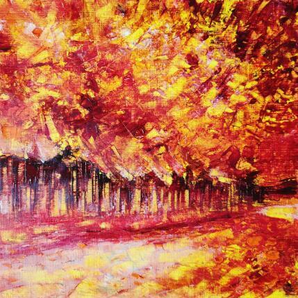 Painting Feuillage flamboyant by Levesque Emmanuelle | Painting  Oil Pop icons