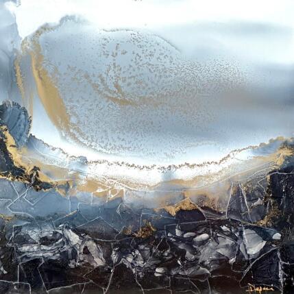 Painting Poésie Minérale 2304 by Depaire Silvia | Painting Abstract Acrylic Landscapes, Marine, Minimalist, Pop icons