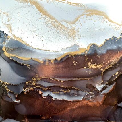 Painting Poésie Minérale 2514 by Depaire Silvia | Painting Abstract Acrylic Landscapes, Marine, Minimalist, Pop icons