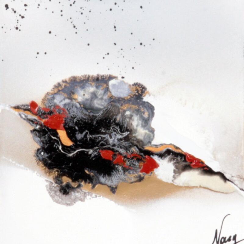 Pintura C2882 por Naen | Pintura Abstracto Acrílico Ink